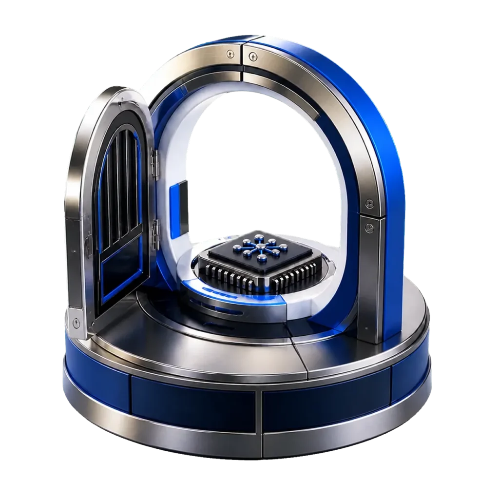 Gate Zero AI course 3D illustration